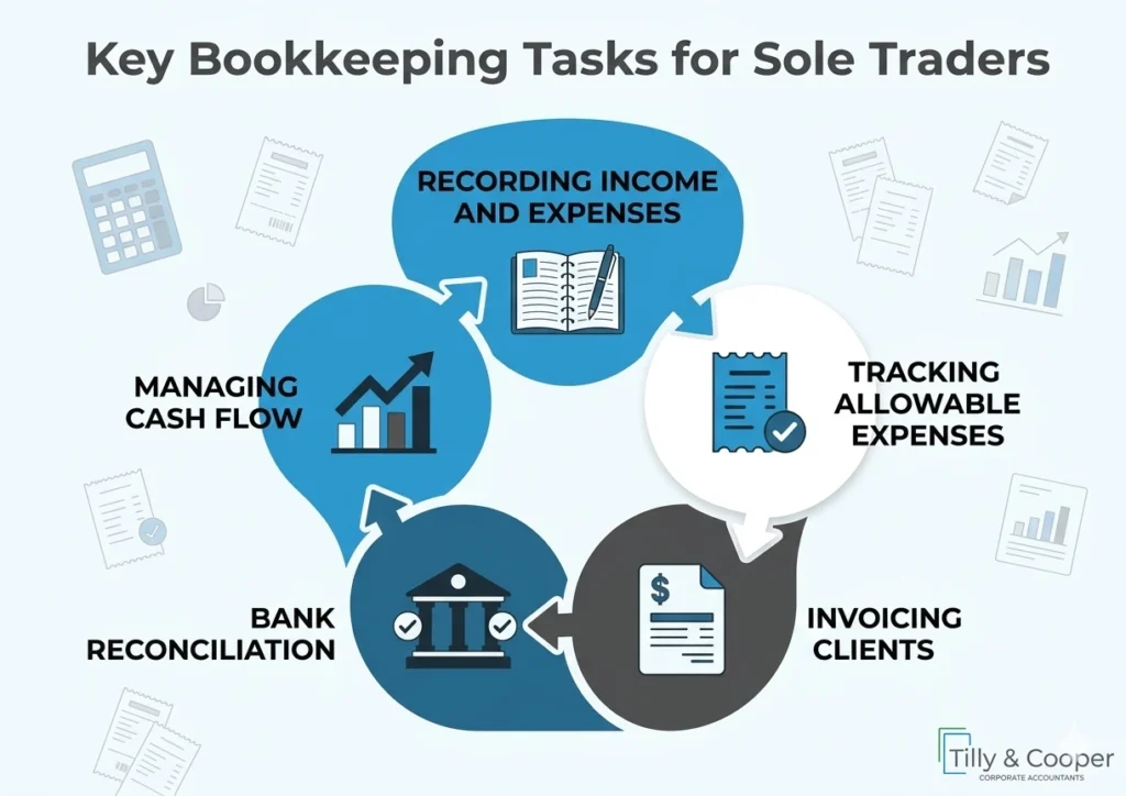 Key Bookkeeping Tasks for Sole Traders