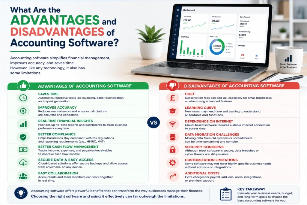 What Are the Advantages and Disadvantages of Accounting Software?