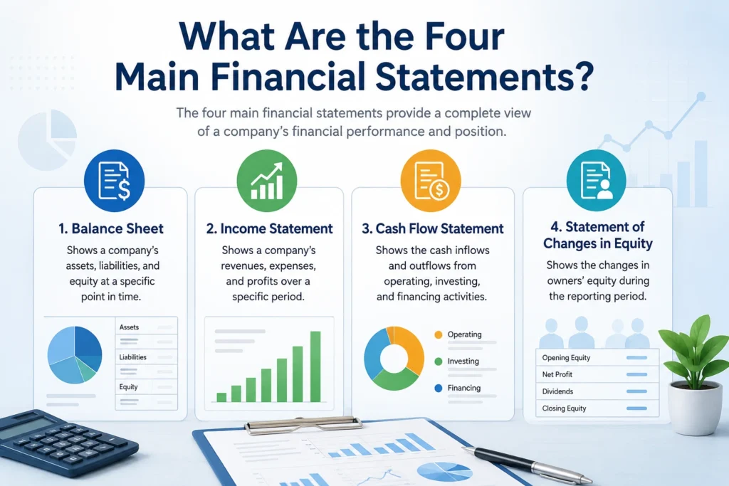 What Are the Four Main Financial Statements?
