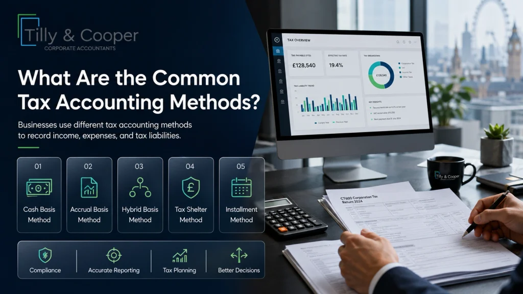What Are the Common Tax Accounting Methods?