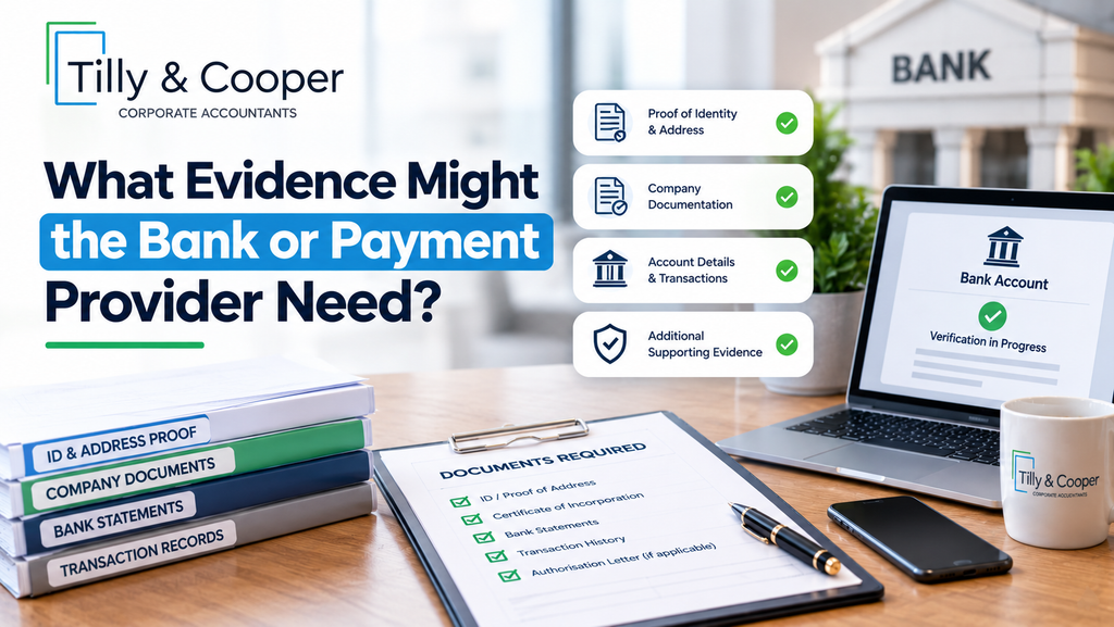 What Evidence Might the Bank or Payment Provider Need?