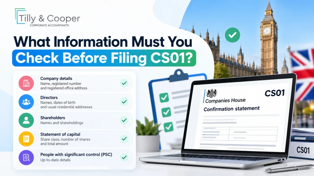 Which Company Details Can You Update Using CS01?